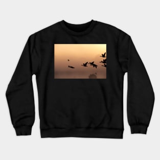 Geese at Sunrise Crewneck Sweatshirt